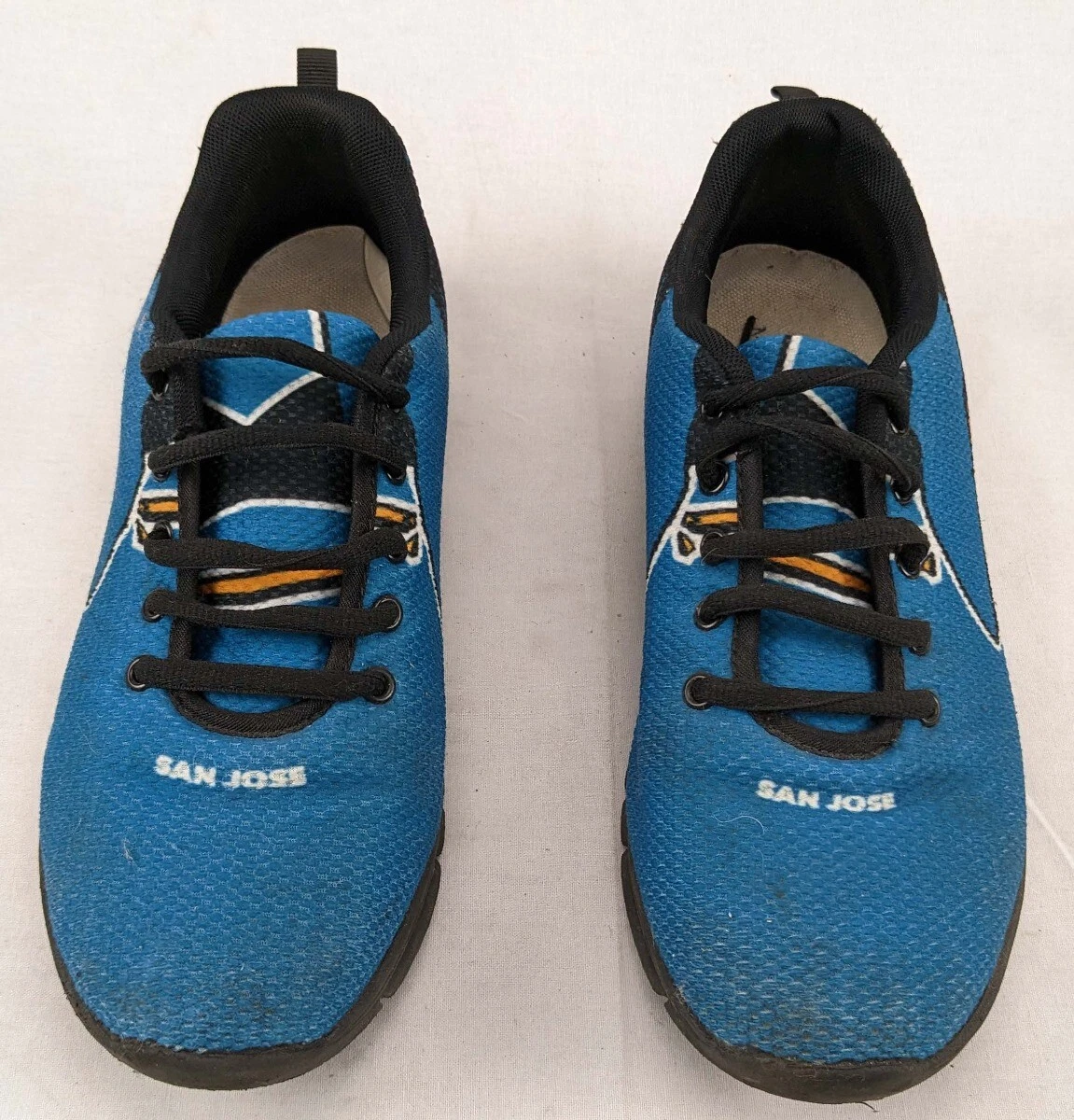 RARE REEBOK x SAN JOSE SHARKS Men\'s 11 Sample Sneakers Retro Play Dry Kineticfit RARE REEBOK x SAN JOSE SHARKS Men main image 4