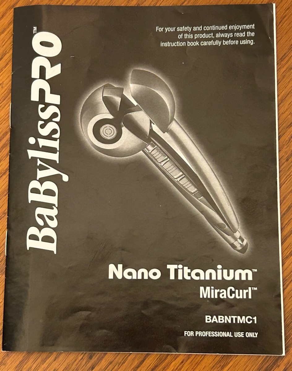Miracurl Babyliss Pro Nano Titanium Curl Machine Original
