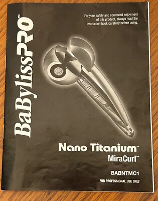 Miracurl Babyliss Pro Nano Titanium Curl Machine Original box