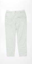 AG Men's Light Green Chino Trousers Size 28