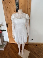 David’s Bridal Short Lace Wedding Gown Size 18w New With Tags