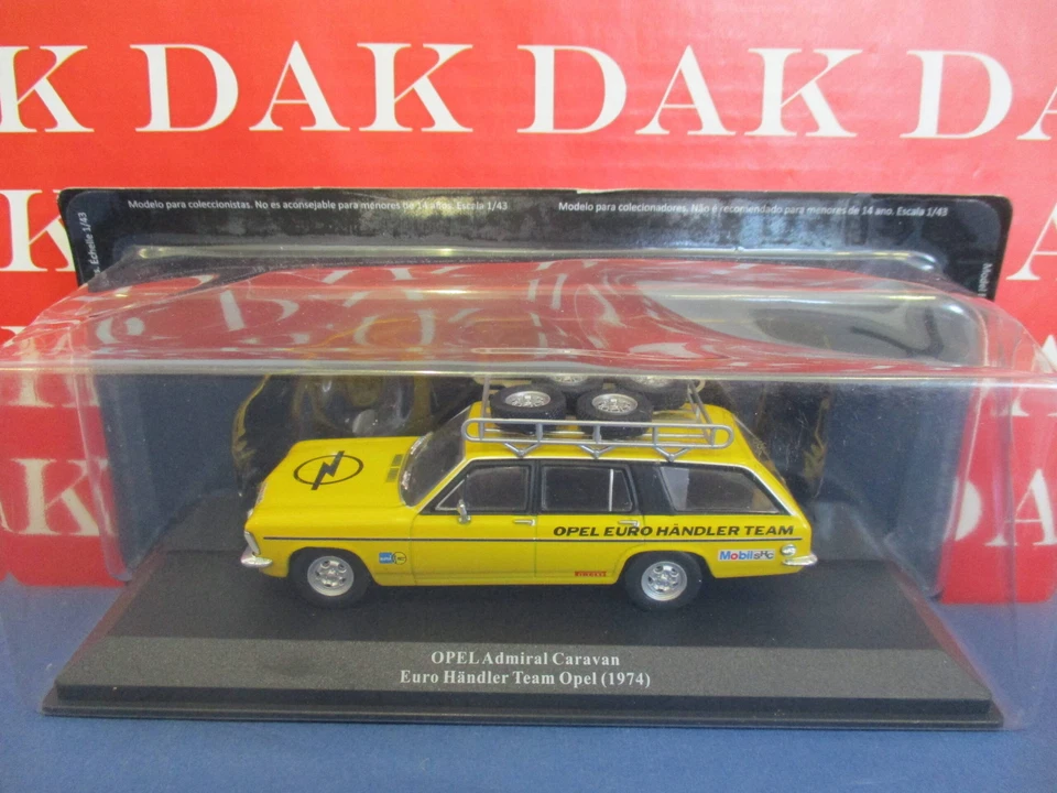 Die cast 1/43 Modellino Auto Opel Admiral Caravan Assistenza Rally Team Opel 974 - Immagine 4 di 4