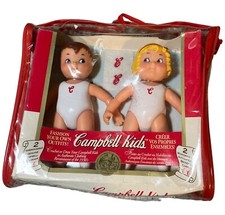 Campbell Soup Kids Vintage 1995 Fibre Craft Collector 5" Plastic Case
