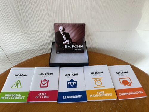 THE COMPLETE SET OF JIM ROHN SUCCESS BOOKLETS & CD IN A GIFT BOX! -  BRAND NEW! - Picture 1 of 15
