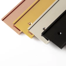 Office Wall Name Plate Holder - 2" x 8" / 2" x 10" 