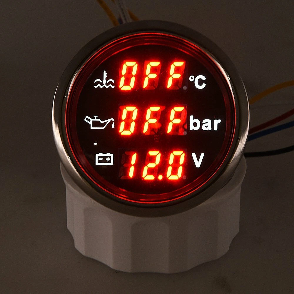 10 Color Digital Water Temperature Gauge