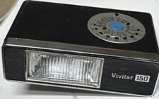 VTG Vivitar Electronic Flash Model 150 W/ Batteries Works Older Made In Japan