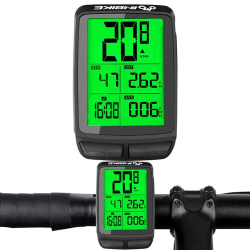 Kabellos Funk Fahrradcomputer Fahrrad Tachometer Radfahren LCD Kilometerzähler - Bild 14 von 14