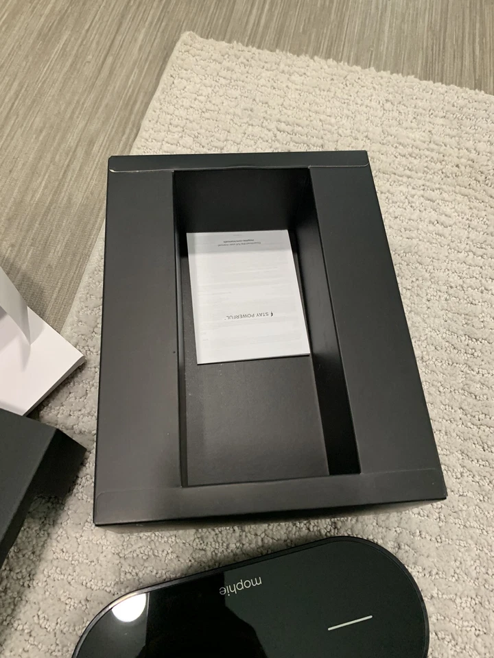 Cargador Inalámbrico Dual Mophie, Almohadilla de Carga 7.5W Certificado Qi Foto 4 de 4