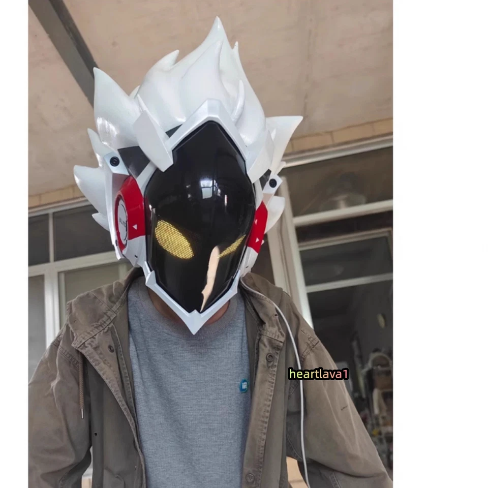 Game Zenless Zone Zero Billy Cosplay Helmet Wearable Game Light Mask Helmet - Image 3 of 4