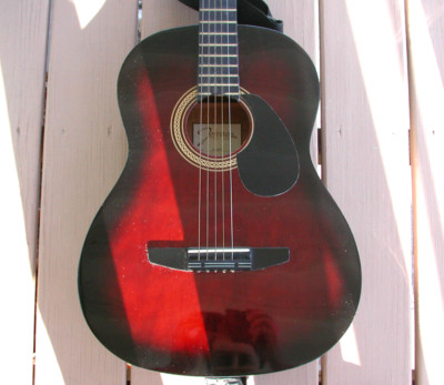 JOHNSON JG-100-R 6-STRING STUDENT DREADNOUGHT ACOUSTIC GUITAR & TKL CASE GIG BAG