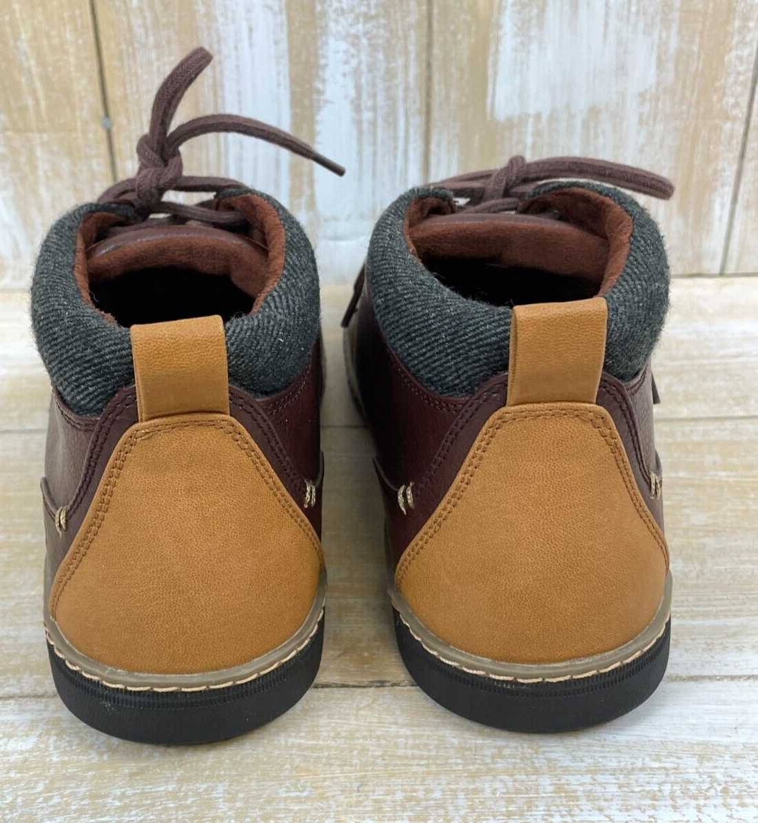 Skechers Helmer Rolven Ankle Boots Mens Brown Size 10 Classic Fit Memory Foam Skechers Mens 10 Helmer Rolven Boots Air Cooled Memory Foam  main image 3