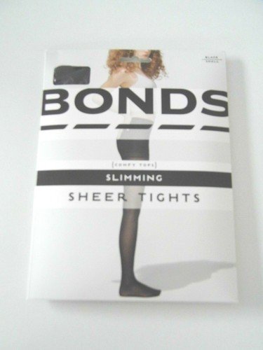 BONDS COMFY TOP SLIMMING SHEER BLACK 
