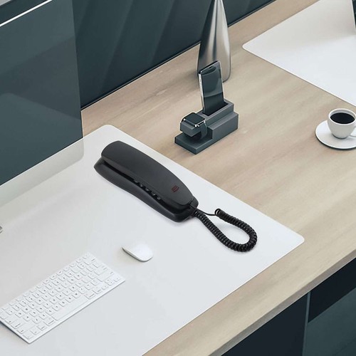 Landline Phone Corded Phone For Home Office Desk Wall Mount Black Telephone - Zdjęcie 10 z 15