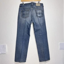 Tommy Jeans 34x30 Straight Leg Denim Y2K Jay-Z 90s Rap Aesthetic Grunge Mall