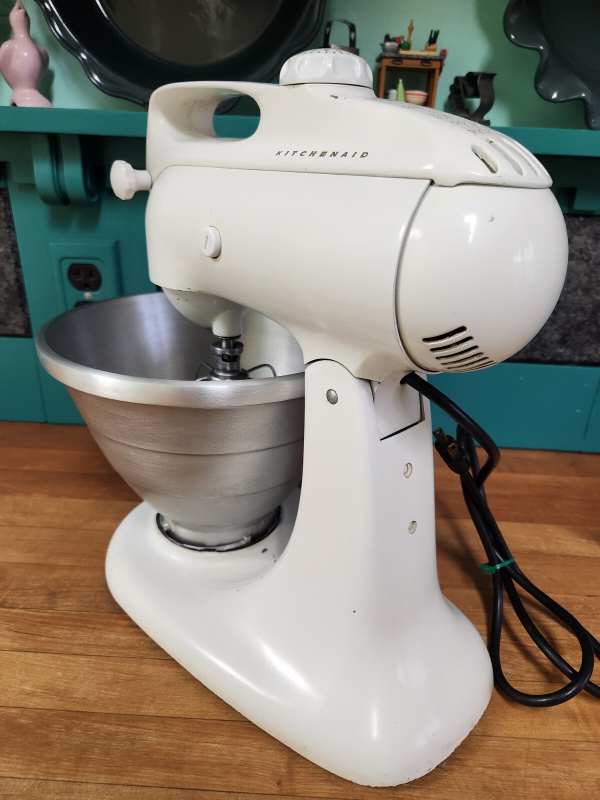 Vintage KitchenAid Hobart Model 3C Stand Mixer, 3 Qt. Mid Century 1949 REFURBISH