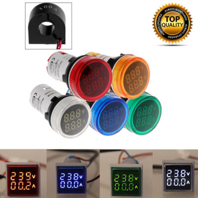 Digital LED Voltmeter Amperemeter Spannungsmesser Strommesser 0~100A