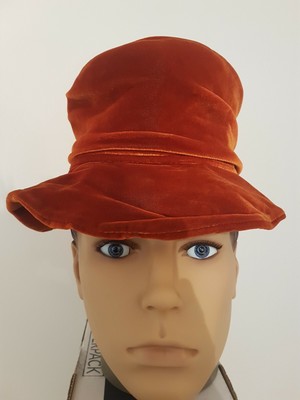 orange ladies hat