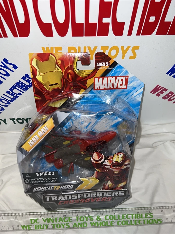 Transformers Iron Man CROSSOVER SERIES Factory Sealed 2008 Marvel - Image 2 of 4