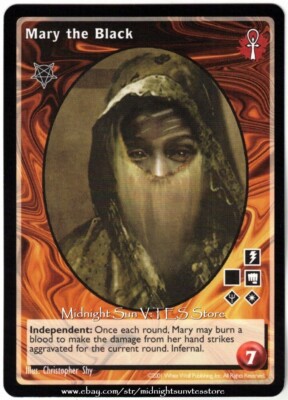 Mary the Black Baali Bloodlines V:TES VTES Vampire CCG