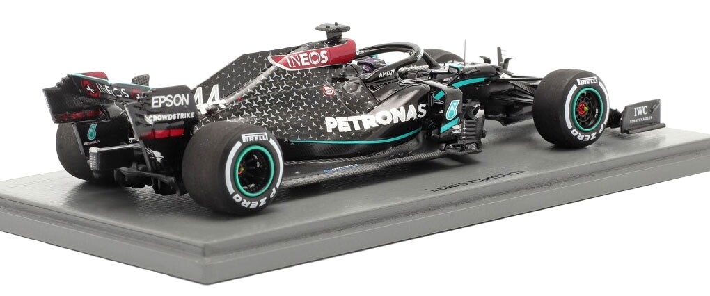 海外ショップ特注 スパーク1/43メルセデスW11 L.ハミルトン