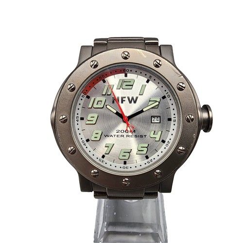 RBK by NFW Watch Brown Face Leather Band 37mm NEW and NEW Battery RARE RBK by NFW Watch Brown Face Leather Band 37mm NEW and NEW  main image 3