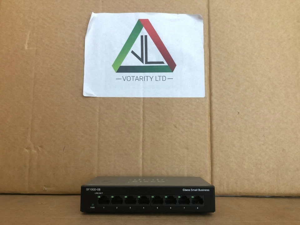 Cisco SF100D-08 v2 w/ No PSU Cisco 8-Port 10/100 Switch Cisco SF100D-08 -Inc VAT - Image 2 of 4