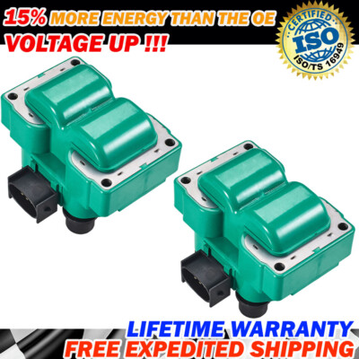 FD487 2pcs Racing Ignition Coil pack For FORD MAZDA MERCURY 1988-2003 DG530