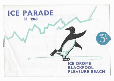 ICE PARADE 1949 BLACKPOOL PLEASURE BEACH ICE DROME SOUVENIR PROGRAMME 