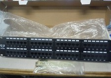 Tuff Jacks Cat5e Cat5 48 Port Patch 19 Inches x 2RU