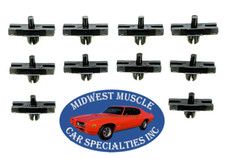 Fits 1964 Dodge Dart Gt Body Upper Side Molding Rivet Trim Clip Clips 10pc D