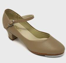 So Danca TA55 1.5" Heeled Tap Shoe TAN ONLY Adult Sizing Free Shipping