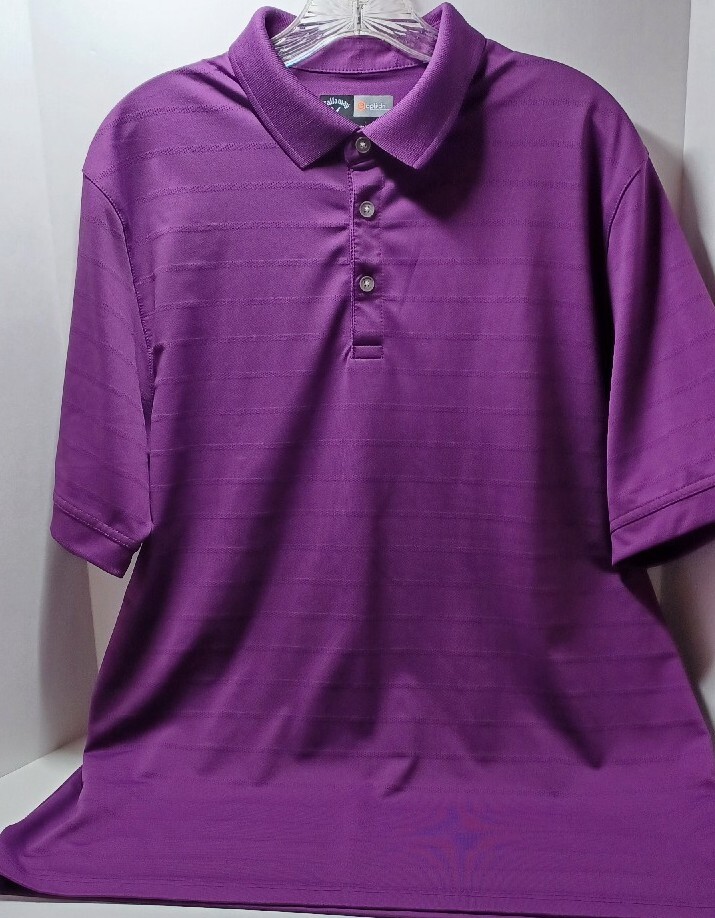 Callaway Golf Shirt Men's Size M Optidry Purple eBay