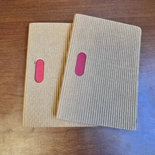 Paperblanks Natural / Natural (set of two) B7 Lined Note (Paperback)