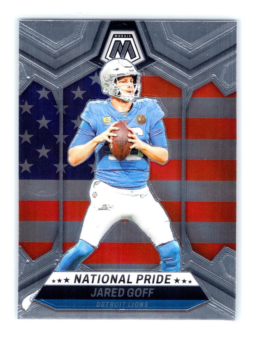 2024 Panini Mosaic Football #252 Jared Goff National Pride Detroit