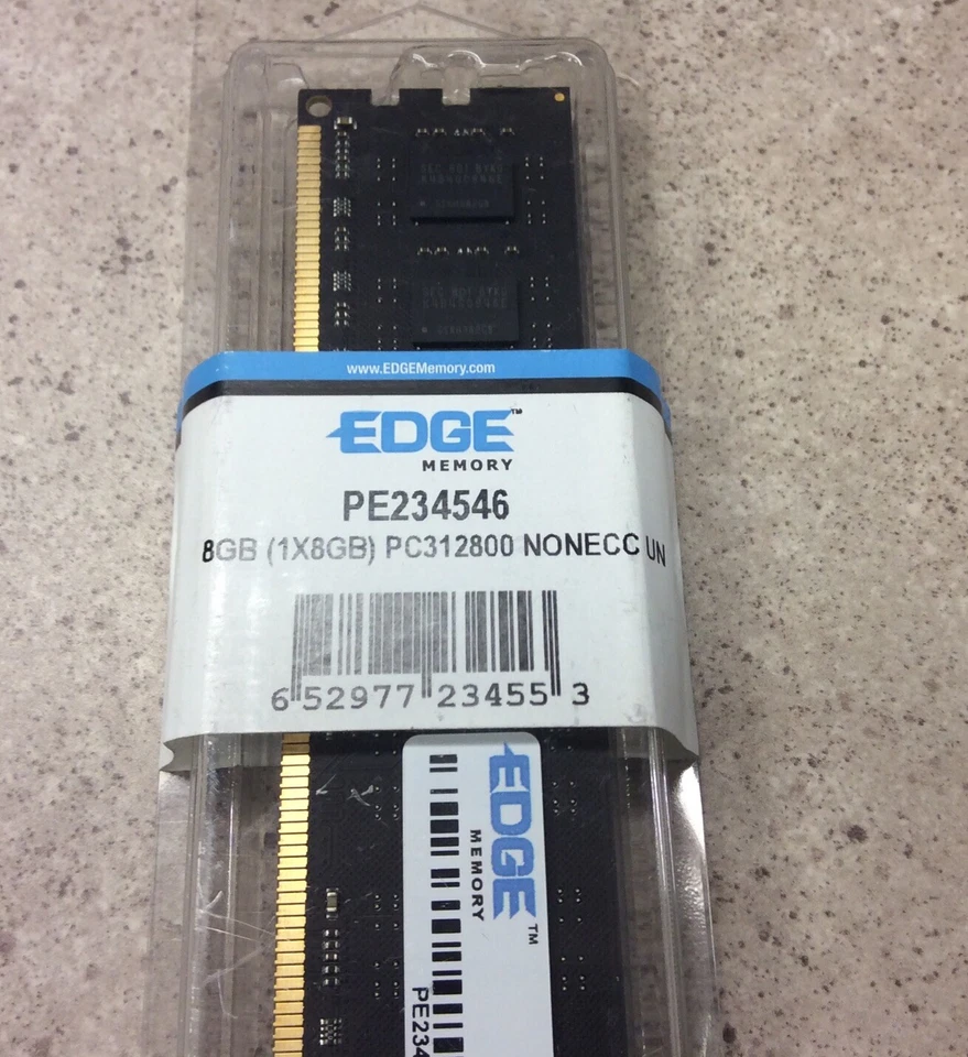 NEW Edge 8GB PC3-12800U  Non-ECC Desktop Memory - Image 2 of 2