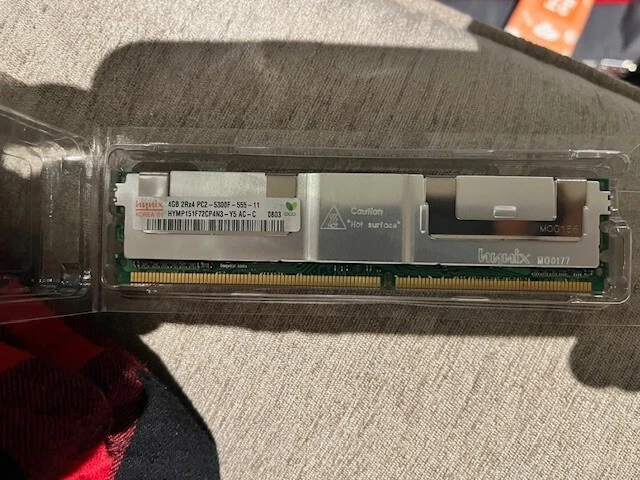 Hynix HYMP151F72CP4N3-Y5 4GB PC2-5300 DDR2-667 MHz ECC CL5 240P - Image 2 of 2