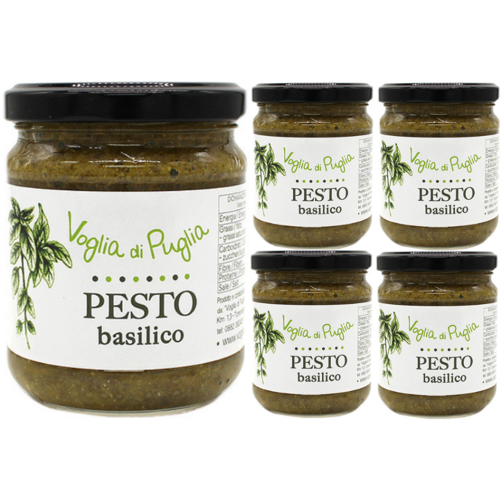 Voglia Di Puglia Pesto Alla Genovese In Olio Extravergine D'oliva 190g