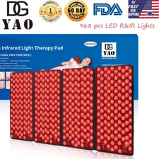 DGYAO 880nm Near Infrared Red Light Therapy Blanket for full Body Pain Relief