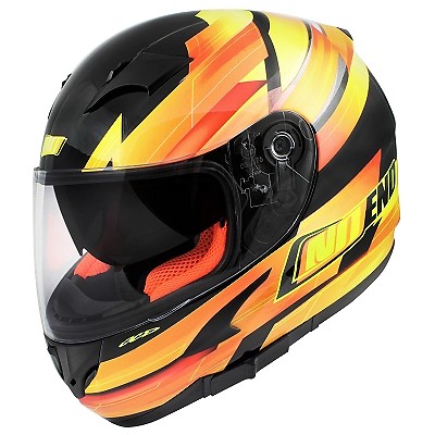 Casque intégral SA36 jaune pour vos sorties en quad et moto