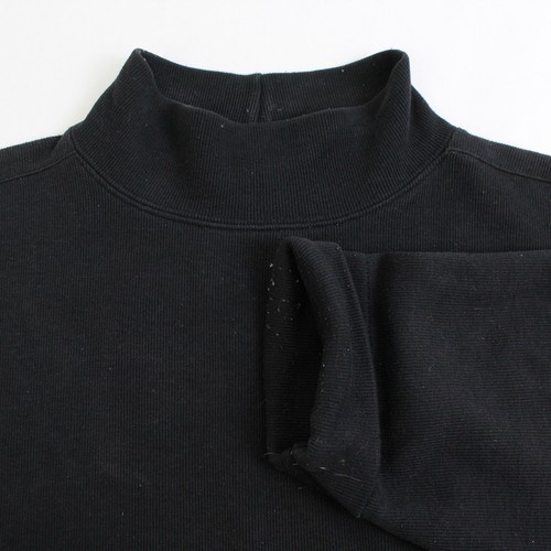 Vintage Express Tricot Solid Black Oversized Knit Sweater Women's Size Medium - Picture 3 of 5