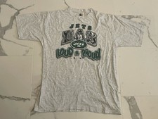 Vintage NEW YORK JETS Dad Loud & Proud T-Shirt Mens EXTRA LARGE XL SBW 90s RARE
