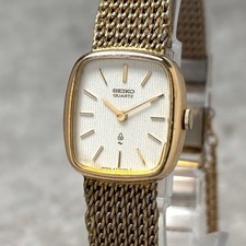 SEIKO 43-3220 Quartz White Women Watch Japan