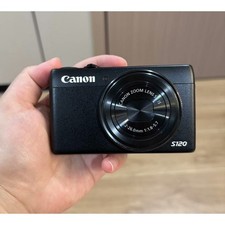 Canon PowerShot S120 Digital Camera 12.1 MP 5x Optical Zoom Black Built-in Wi-Fi