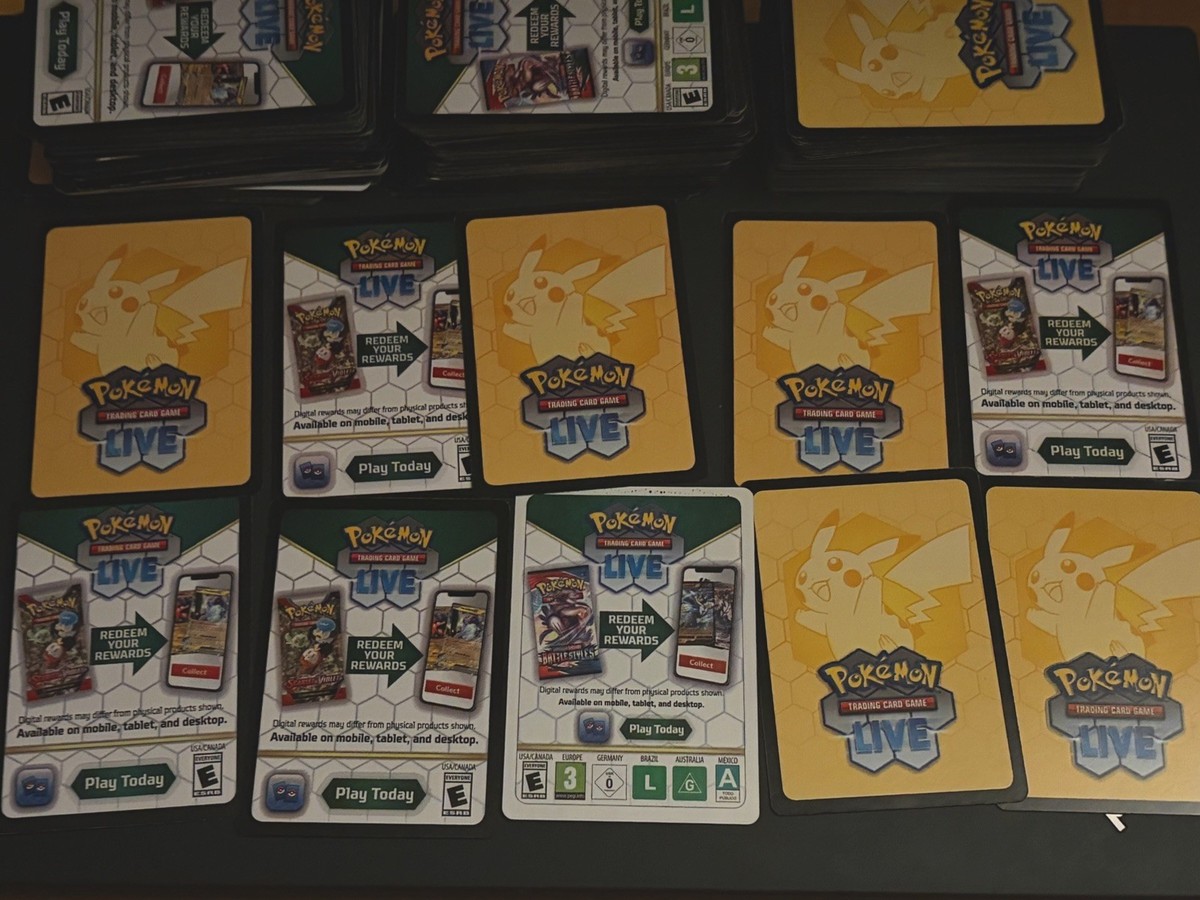 pokemon tcg live code cards Pokémon TCG Live Code Cards - 100x (Physical Delivery Only)