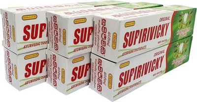 Siddhalepa  Supirivicky Ayurvedische Zahnpasta (110g) Pack von 6 (B01LYWG5SG)