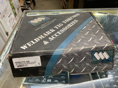 Weldmark Tig Torch WEM17FV-25R 25' 150 Amp CK Worldwide USA