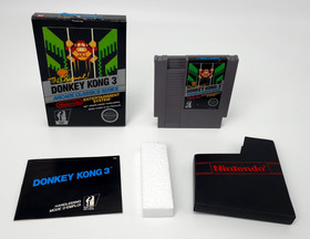Donkey Kong 3 Nintendo NES Arcade Classics Series Hangtab 🍀 Rare 🍀