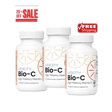 Unicity Bio-C, 3 Bottles, 180 Servings | Prolonged Vitamin C Absorption