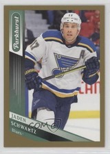 2019-20 Upper Deck Parkhurst Retail Gold Border Jaden Schwartz #144 0a4